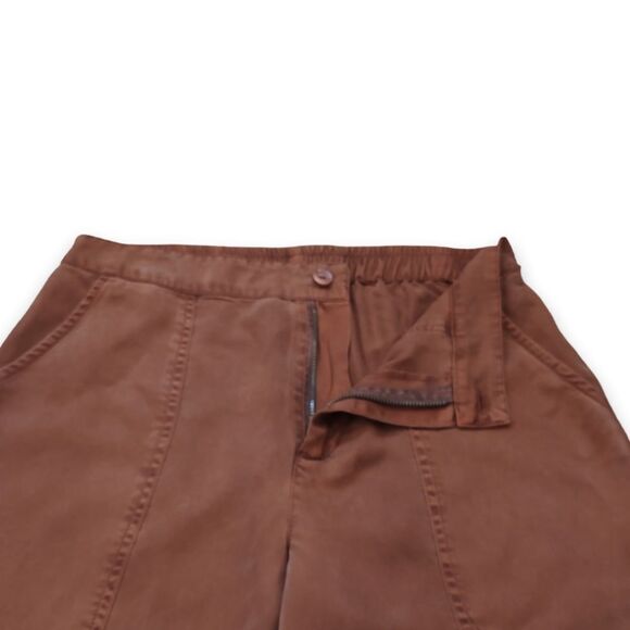 Young Fabulous & Broke Leather Pigment Tencel Ankle Cropped Trouser Joggers US S - Picture 4 of 10